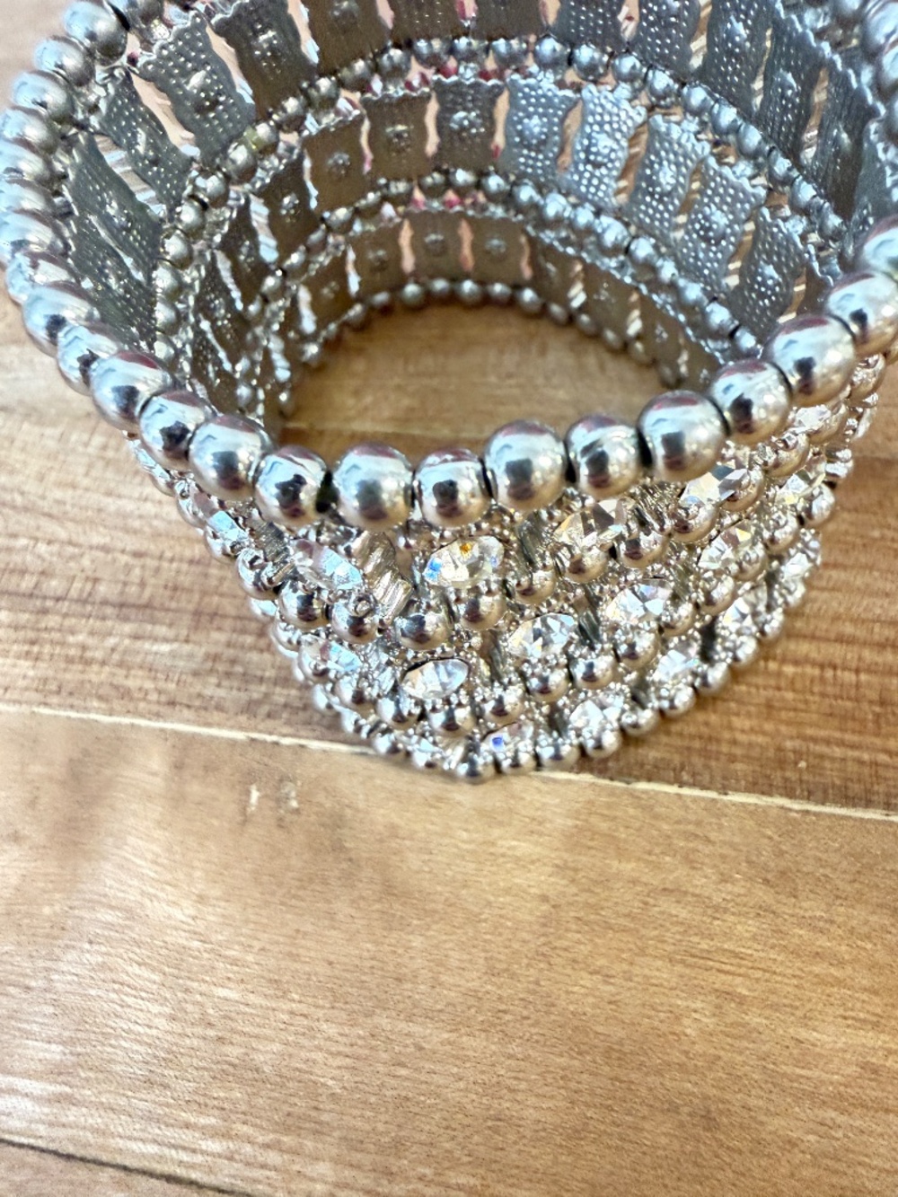 Chicos Blingy Sparkling Cleopatra Stretch Bracelet Ostentacious Egyptian Revival - Picture 4 of 7